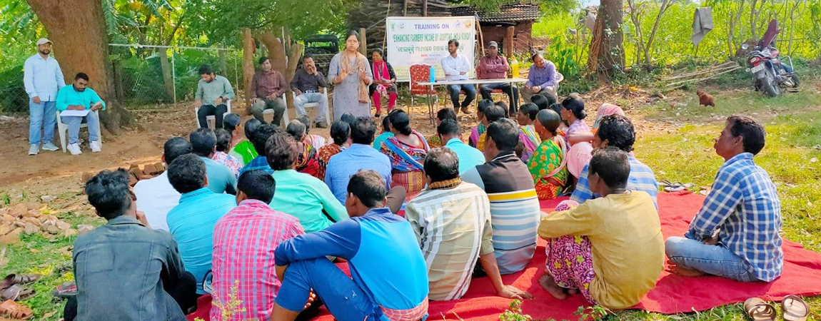 ICAR-IISWC, RC, Koraput organized field day cum training programme on October 18, 2023